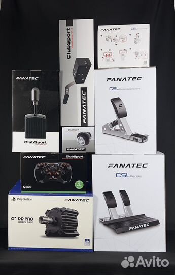 Fanatec под PS/Xbox/PC (база+руль+пед)