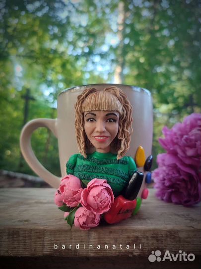 Декор на кружке по фото