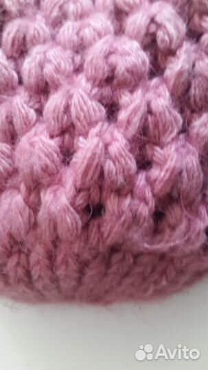 Шапка вязаная женская