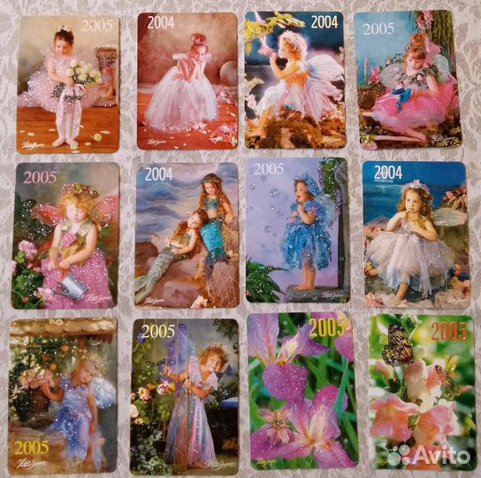 Календарики куклы, феи, цветы