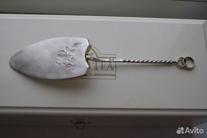 Лопатка для торта серебро