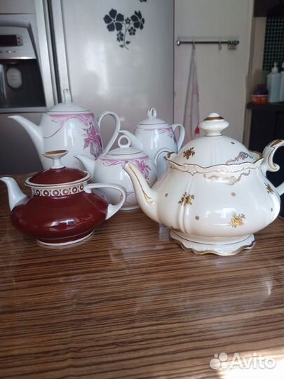 Чайники фарфоровые СССР