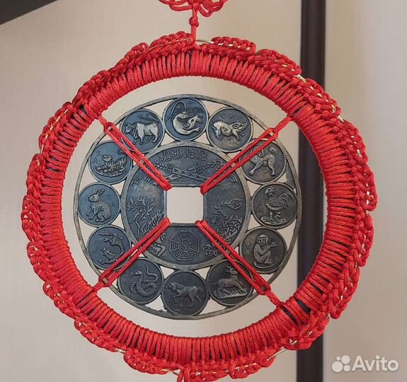 Подвеска Фен-шуй 12 символов знака зодиака