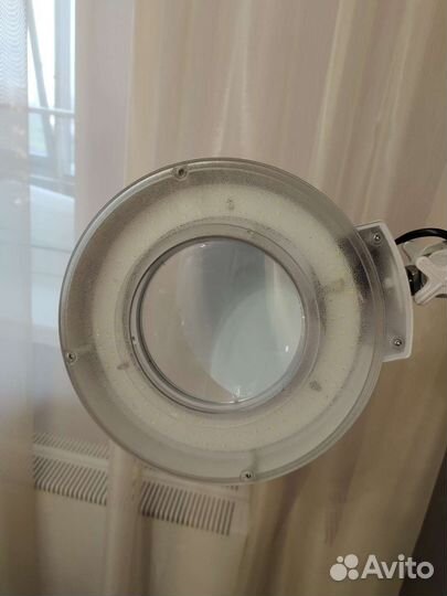 Лампа лупа напольная