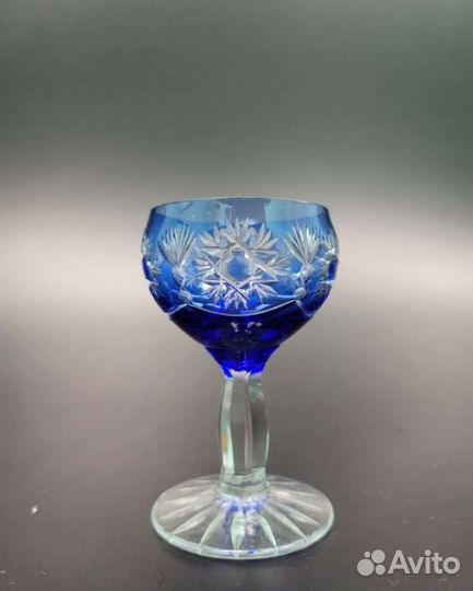 Рюмки синее стекло СССР