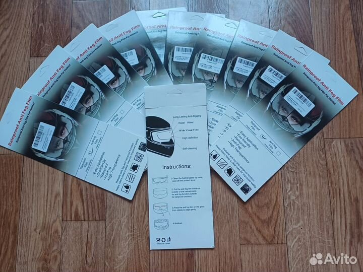 Незапотевающая, антидождь плёнка для визора