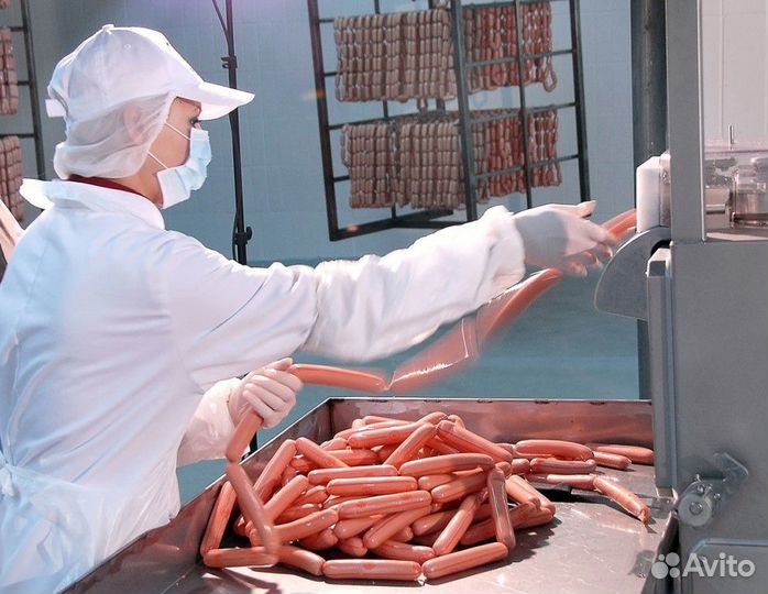 Оператор линии на мясопереработку.Вахта.Москва