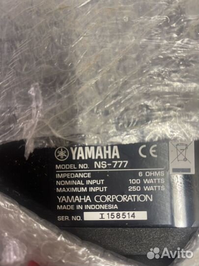 Акустика колонки yamaha NS 777