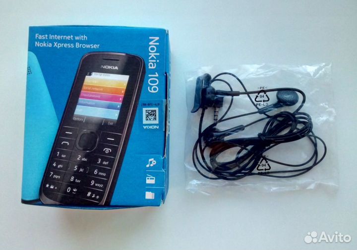 Оригинальная гарнитура для телефона Nokia 109
