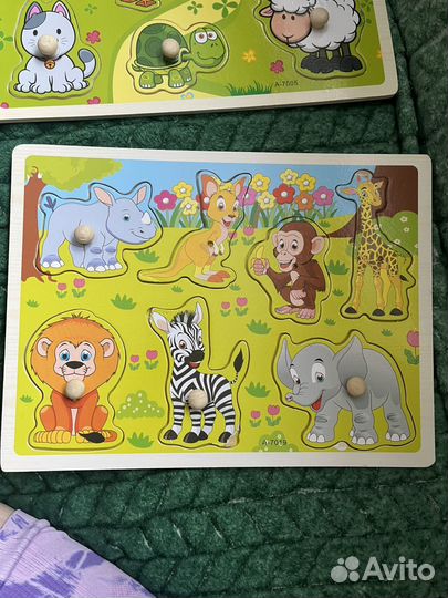 Игрушки вкладыши развивающие