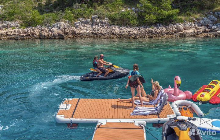 Надувная станция для отдыха, рыбалки, сап