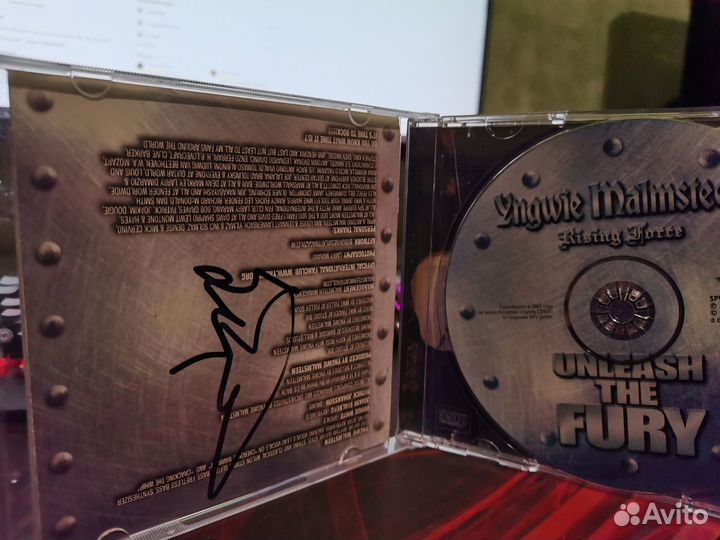Cd диск Yngwie Malmsteen c его автографом