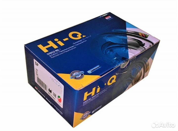 Колодки тормозные дисковые, передние