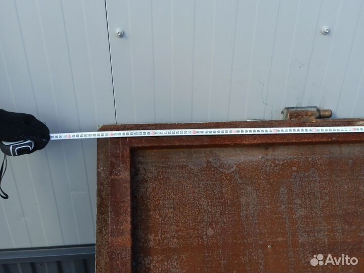 Металлические ворота бу