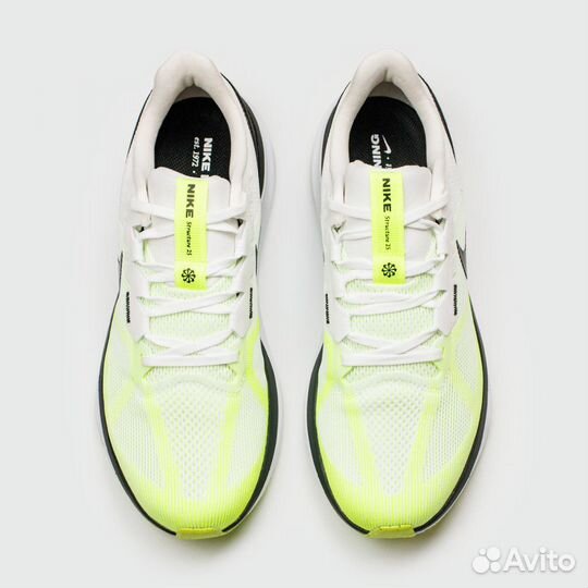 Кроссовки Nike Air Zoom Structure 25 White Yellow