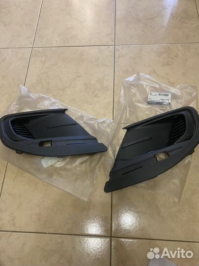 Заглушки птф в бампер granta fl