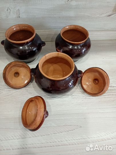 Горшок для запекания 3 шт