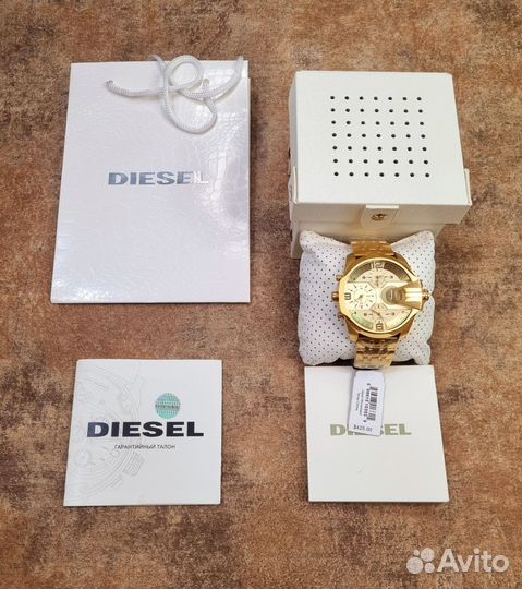 Часы Оригинальные мужские Diesel DZ7447 золотой