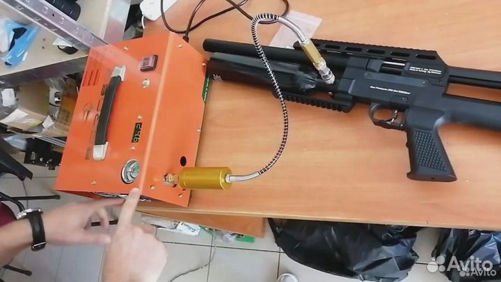 Компрессор для PCP баллонов и винтовок Rikz вд