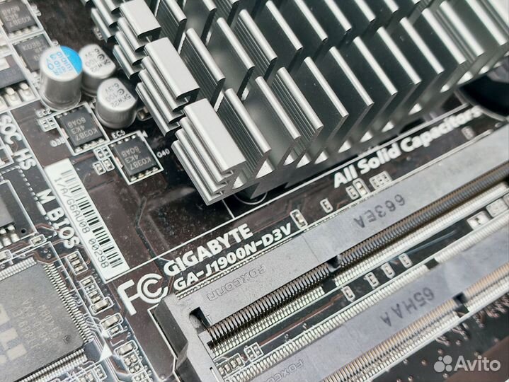 Материнская плата Gigabyte GA-J1900N-D3V неиспр