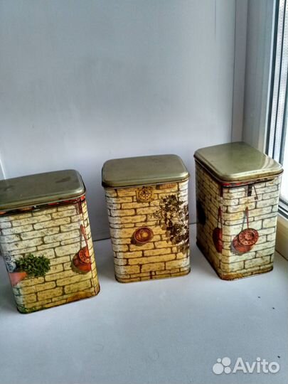 Жестяные банки для круп