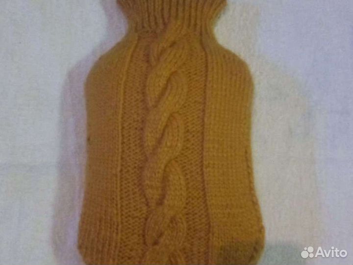 Вязаный чехол на грелку