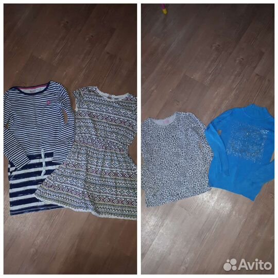 Большой пакет одежды на девочку