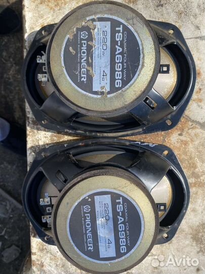 Автомобильные колонки pioneer овалы