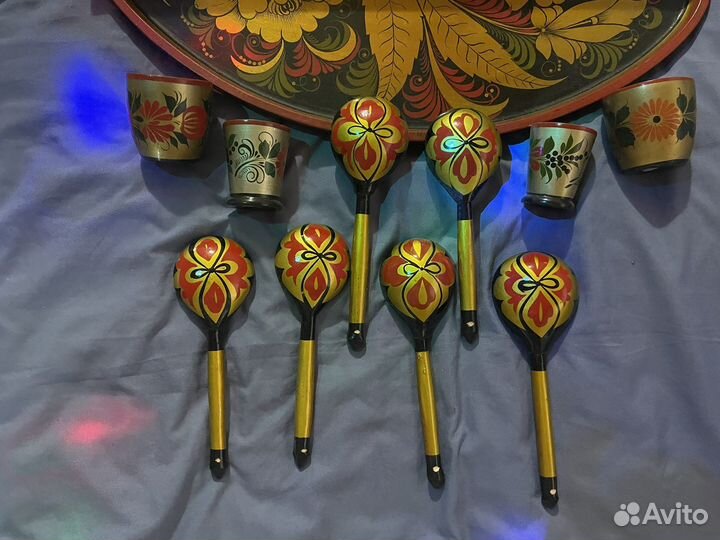 Набор посуды хохлома СССР