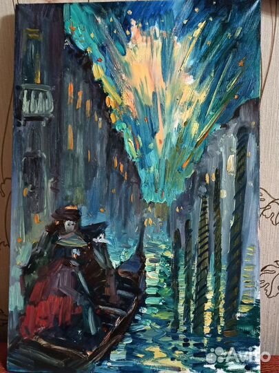 Картина маслом на холсте 