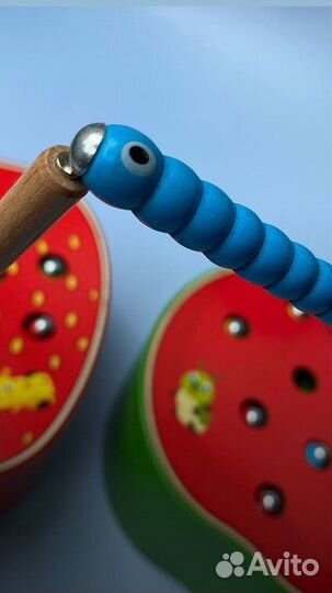 Игра развивающая рыбалка Яблочко