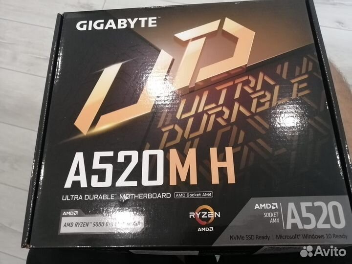 Материнская плата Gigabyte A520M H(rev.1.2)