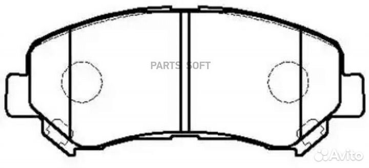 HSB HP5255 Колодки торм