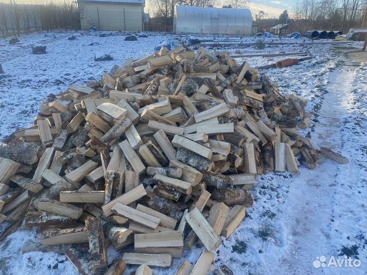 Дрова березовые. Колотые