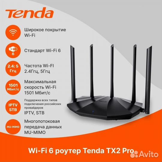 Роутер Tenda TX2 Pro