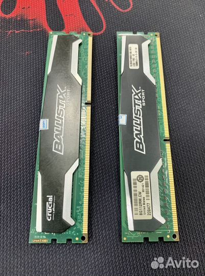 DDR3 8Gb Crucial ballistix Sport