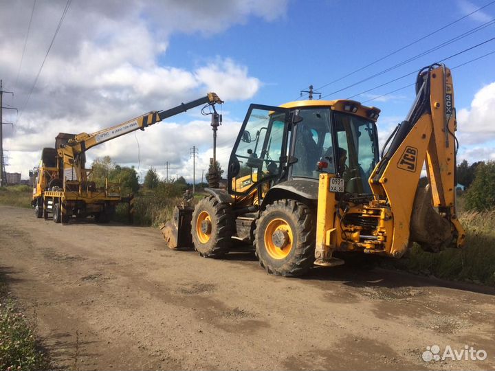 Аренда экскаватор погрузчик JCB гусеничный