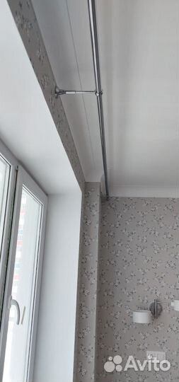 Установка карнизов для штор