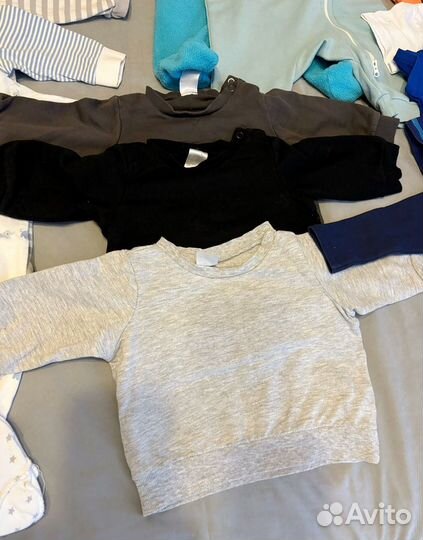 Детские вещи пакетом на мальчика 56,62,68