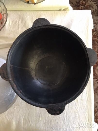 Казан чугунный с печью