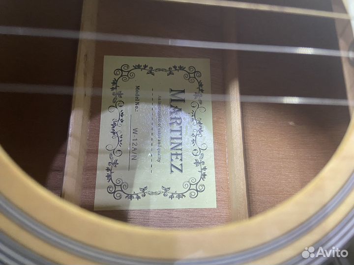 Гитара martinez w-12a/n