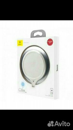 Беспроводная зарядка wxjs-S2 7.5W белый Baseus