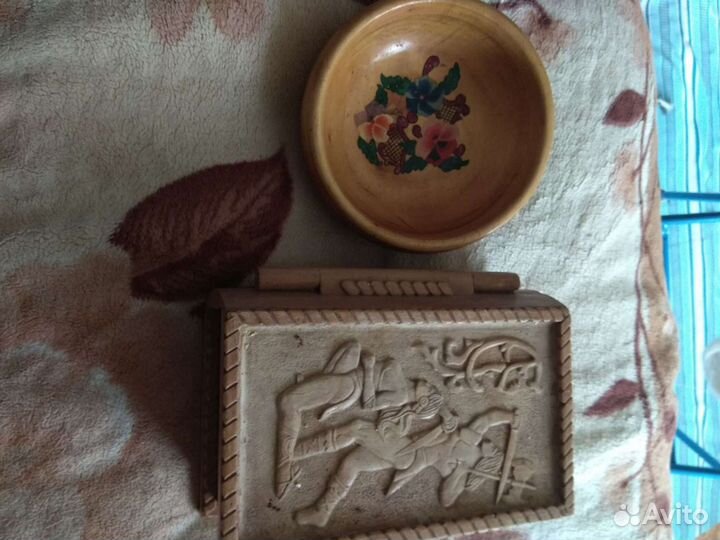 Глиняная посуда,поднос, шкатулка