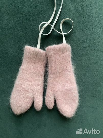 Шапка шлем вязаная для девочки