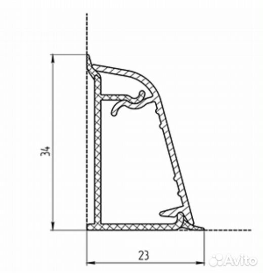 Плинтус Джокер 3м