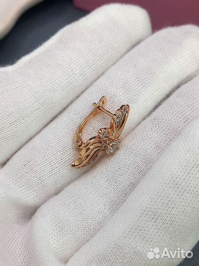 Серьги под бриллианты