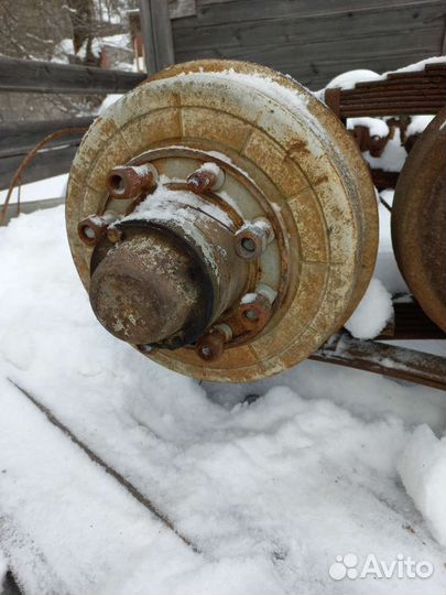 Мосты от тракторной телеги