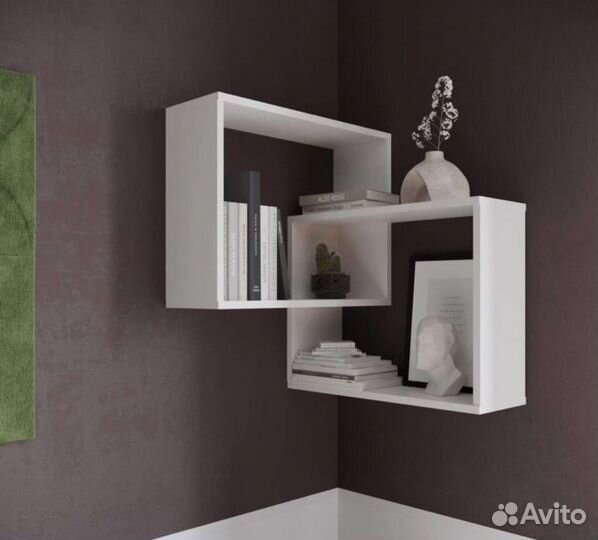 Полка настенная угловая