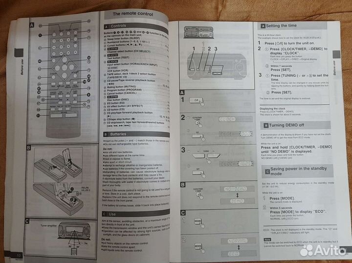 Technics sc-eh760(560) инструкция
