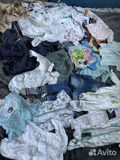 Вещи пакетом на мальчика 68-74